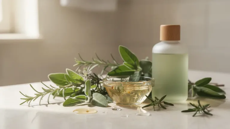 Waarom iedereen tegenwoordig salie en rozemarijn in zijn shampoo doet (niet voor de geur)