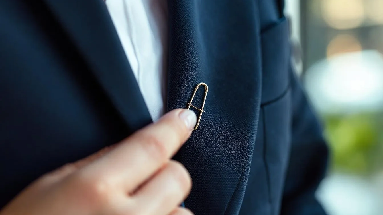 Waarom je altijd een veiligheidsspeld aan de binnenkant van je jas moet dragen