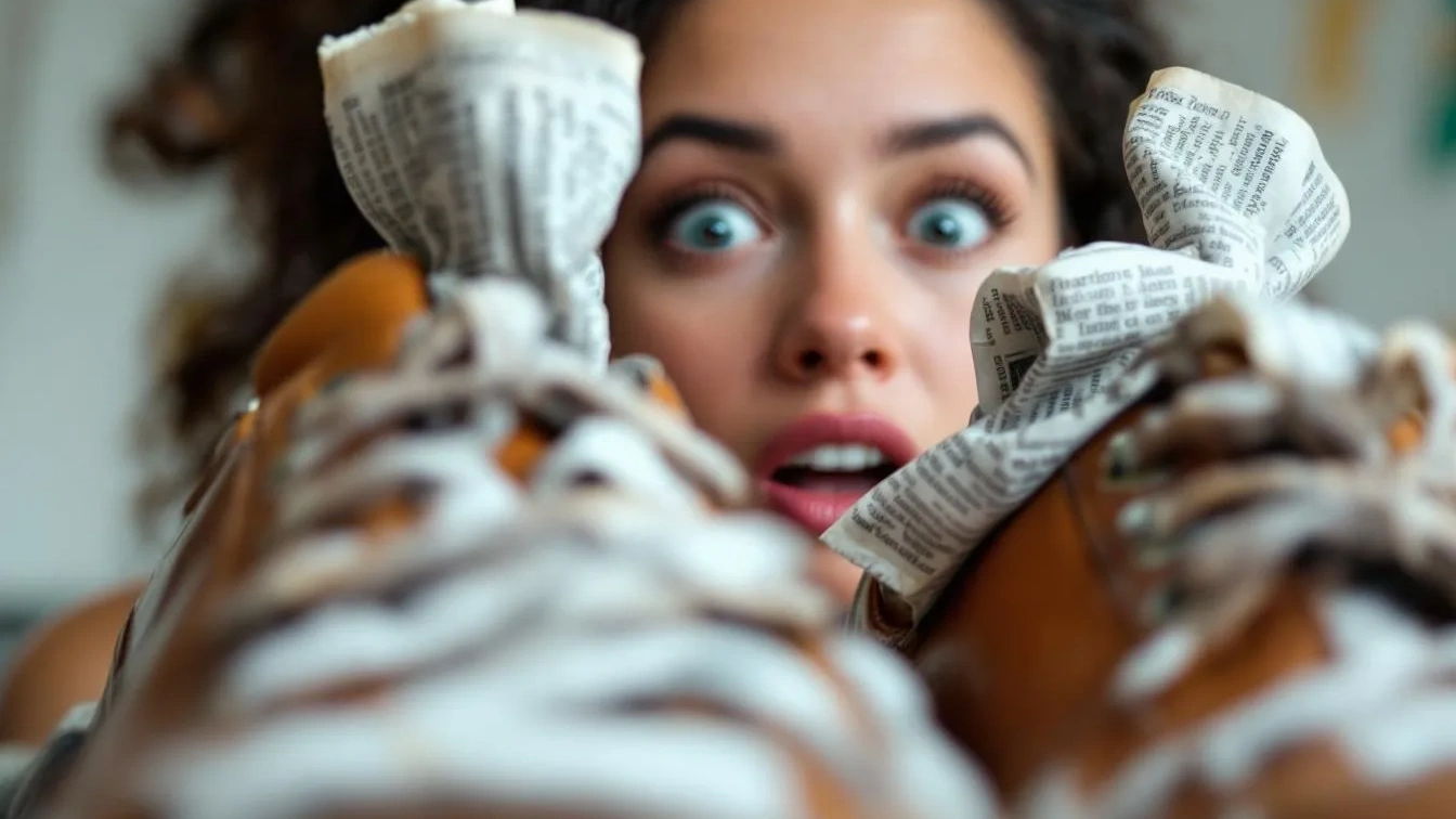 Waarom je die oude kranten nooit moet weggooien als je last hebt van stinkende schoenen