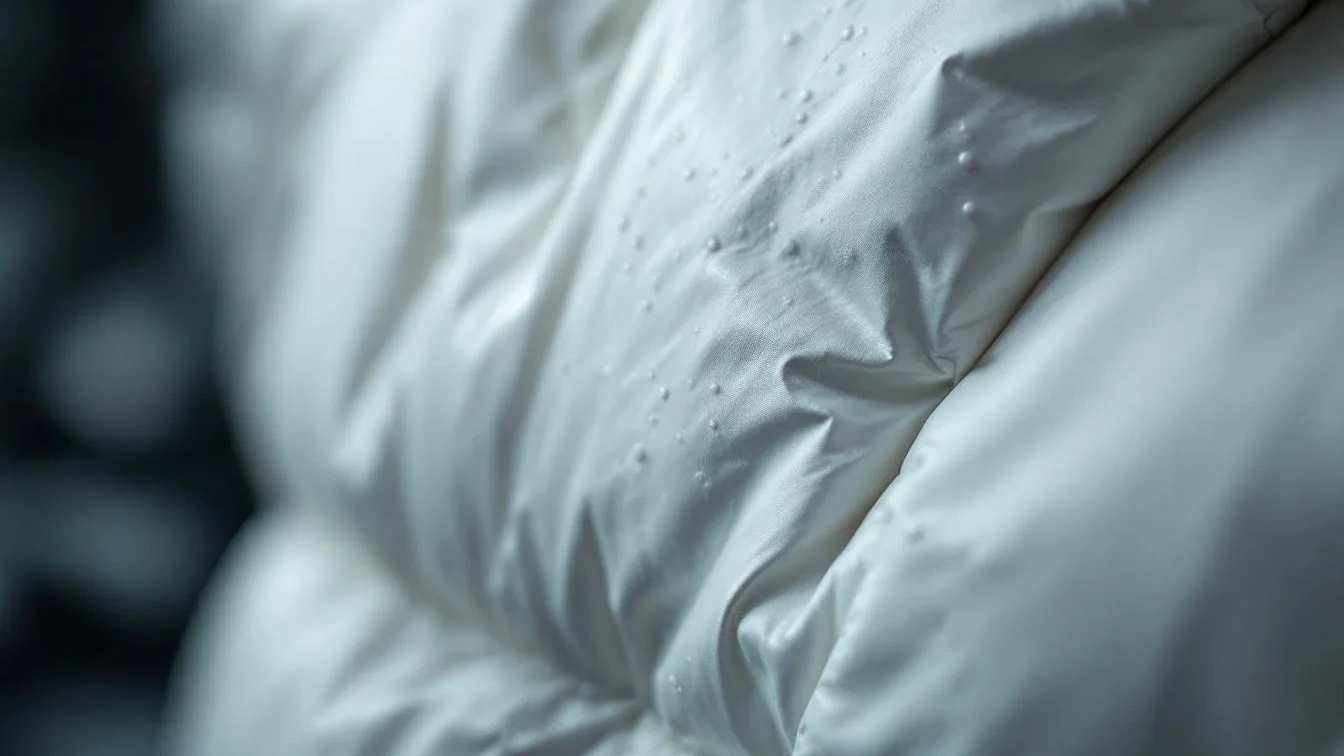 Waarom je donsjack witte strepen en een muffe geur heeft na het wassen