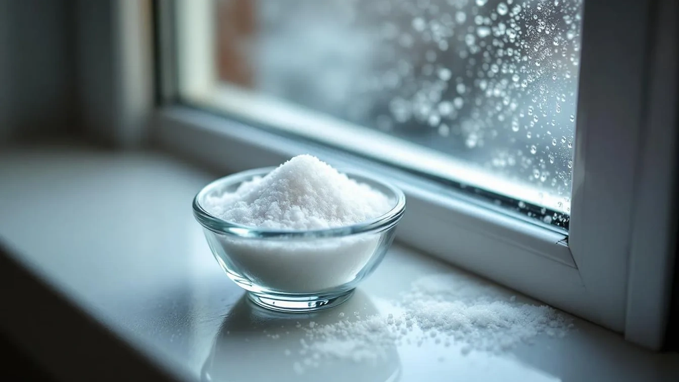 Waarom je een bakje zout in de vensterbank moet zetten tegen condens