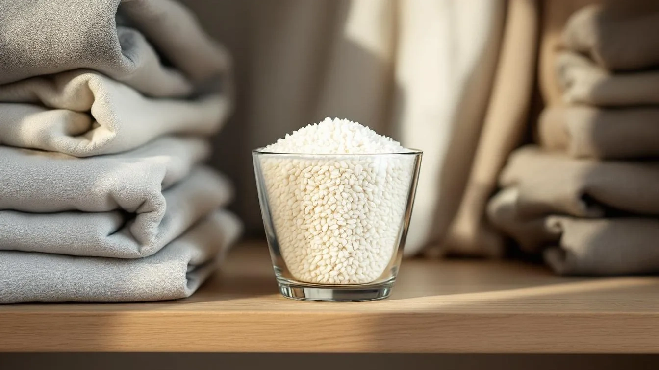 Waarom je een kopje rijst in de kledingkast moet zetten