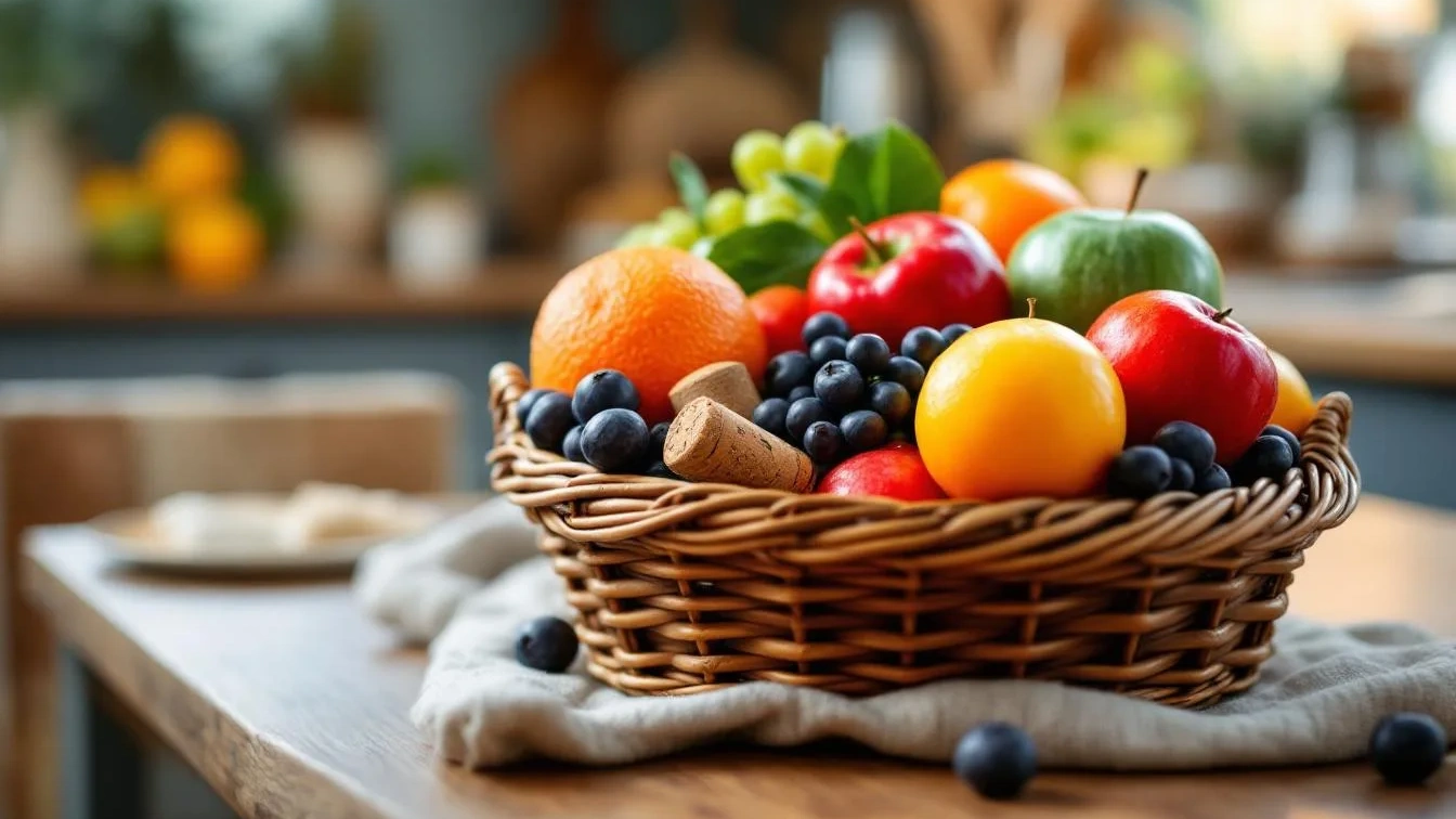 Waarom je een kurk in de fruitmand moet leggen tegen fruitvliegjes
