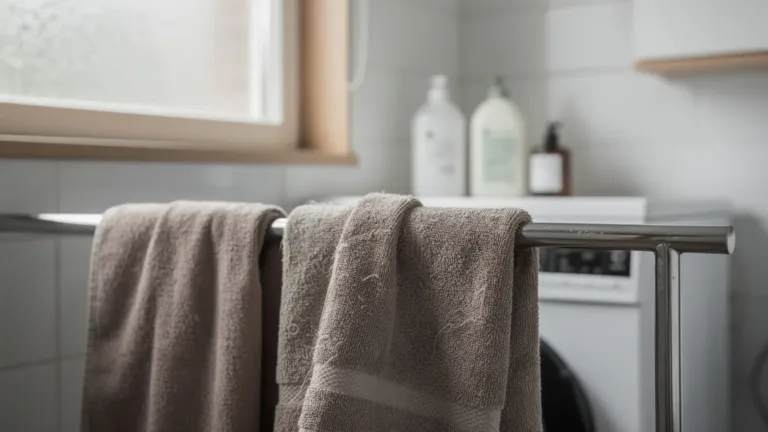 Waarom je handdoeken ruw blijven ondanks wasverzachter en deze instelling