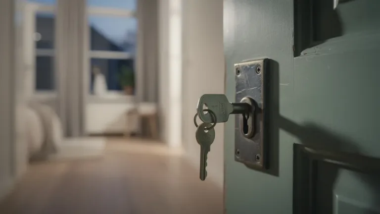 Waarom je sleutel in het slot laten ’s nachts gevaarlijk is