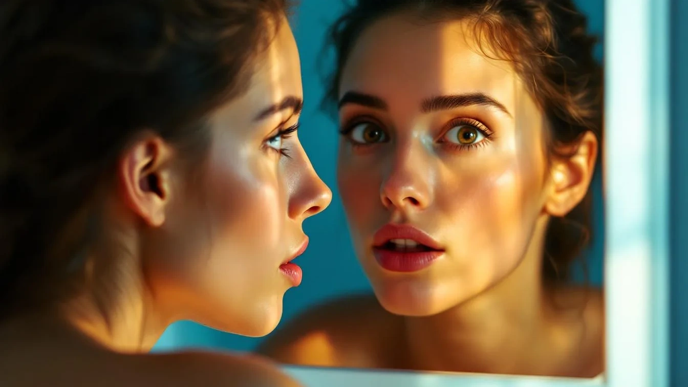 Waarom je spiegelbeeld er ’s ochtends anders uitziet dan ’s avonds