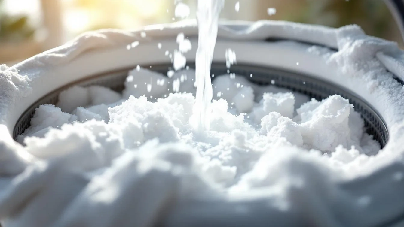 Waarom je was witter dan wit wordt als je dit middel in de machine strooit