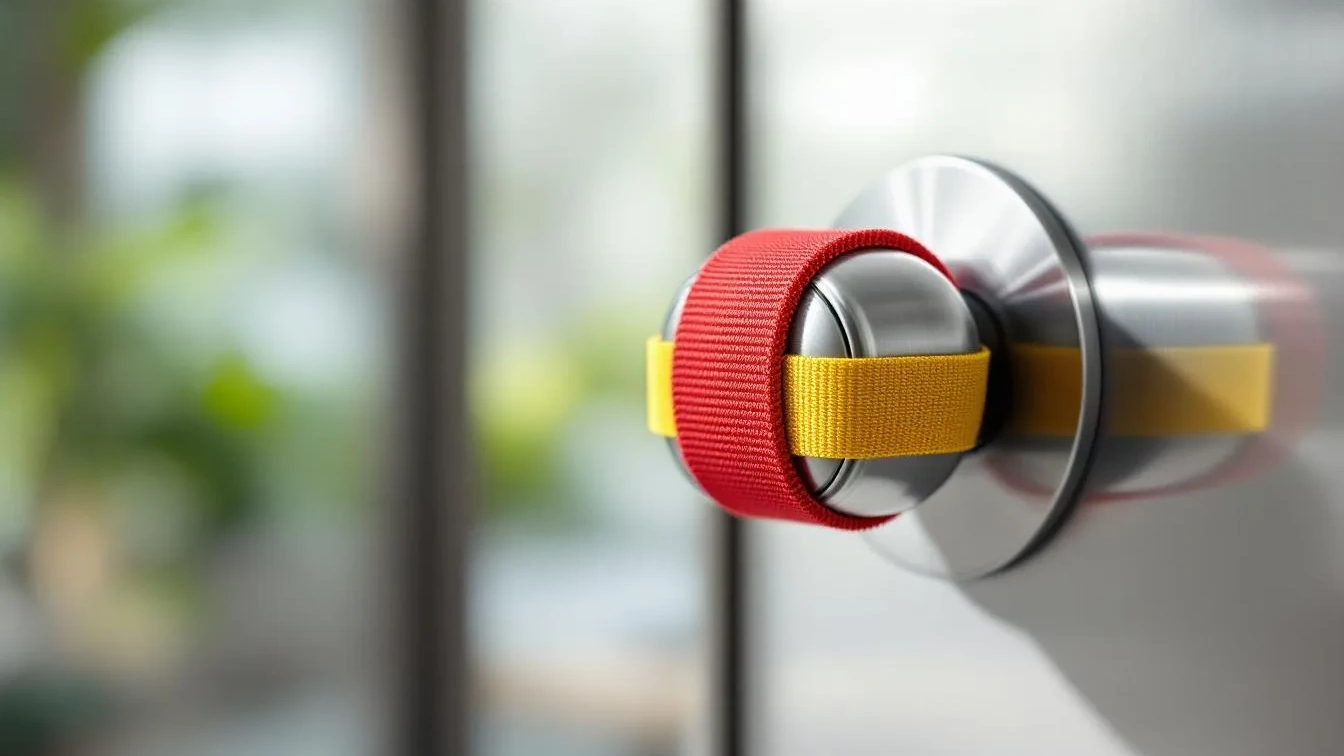 Waarom slimme mensen een elastiekje om hun deurklink binden als ze alleen zijn