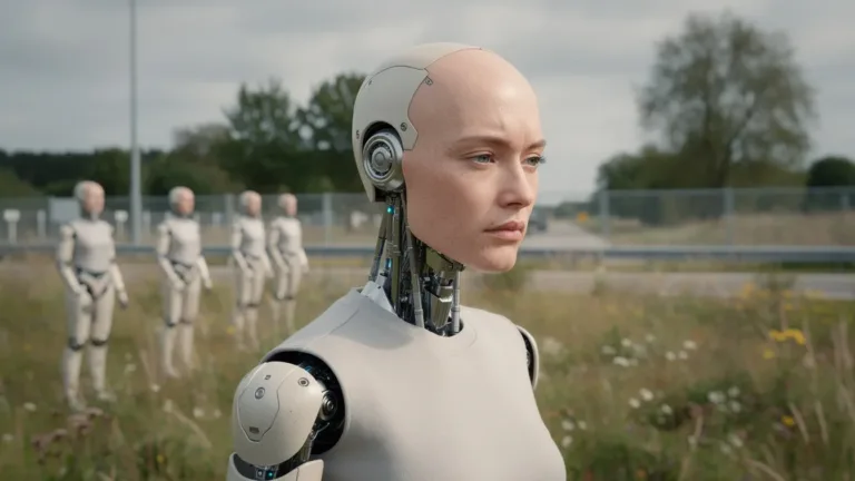 Waarom surreële mensenrobots binnenkort internationale grenzen gaan bewaken