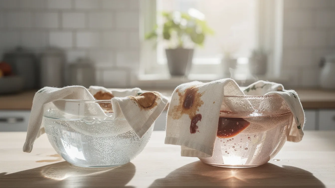 Wasexpert onthult waarom koud water bepaalde vlekken beter verwijdert dan warm water