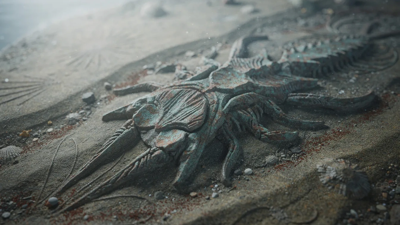 Wetenschappers hebben ontdekt dat dit wezen 500 miljoen jaar op de oceaanbodem heeft geleefd.