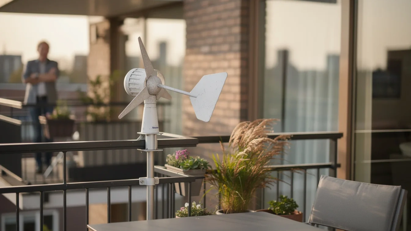 Winst uit wind: Waarom windturbines op balkons verboden werden na klachten