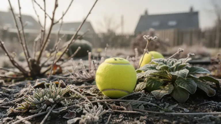 Winteroverleving: Waarom tuiniers in januari tennisballen in hun tuin leggen