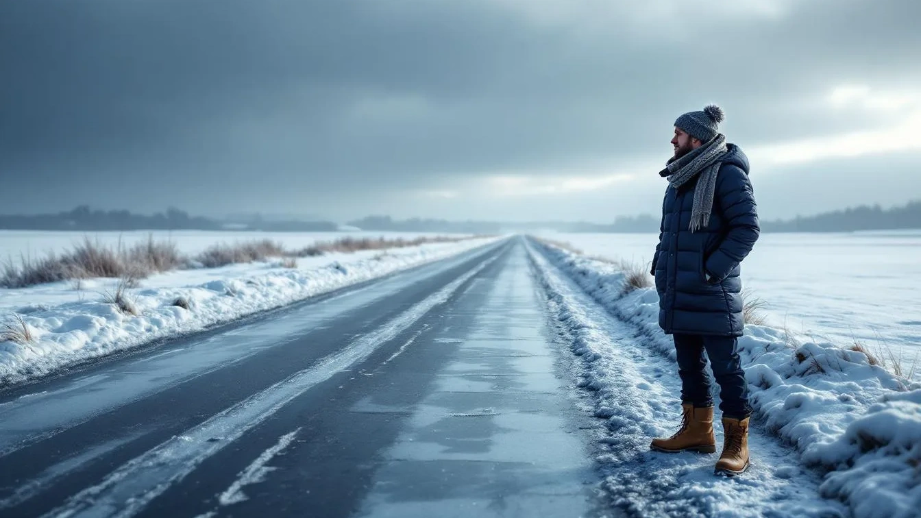 Winterse kou frontaal: kans op ijzel en sneeuw boven Nederland