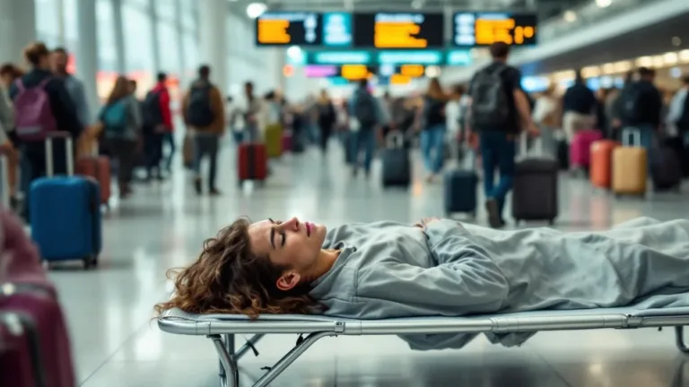 Chaos op de luchthaven: de verrassende reden waarom slapen op een veldbedje in 2026 weer de norm wordt