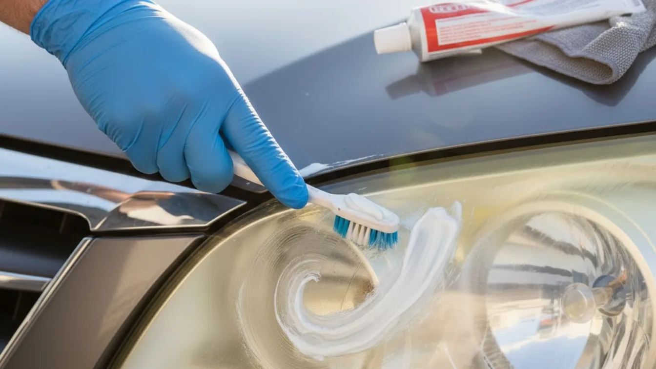 De ‘tandpasta-hack’: Waarom je hiermee je koplampen weer glanzend en helder krijgt