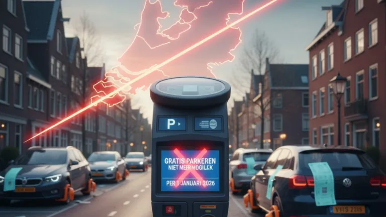 Einde van een tijdperk: De nieuwe parkeerwet die gratis parkeren in heel Nederland onmogelijk maakt