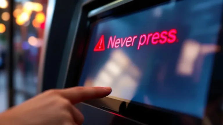 Waarschuwing bij de pinautomaat: Druk NOOIT op ‘Annuleren’ als dit op het scherm staat