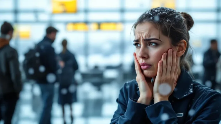 Sneeuw-aggressie: Waarom vertragingen op de luchthaven leiden tot een kookpunt bij het personeel